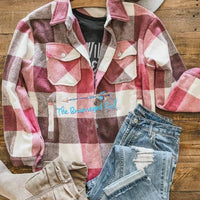 Shacket Plaid Jacket/Shirt